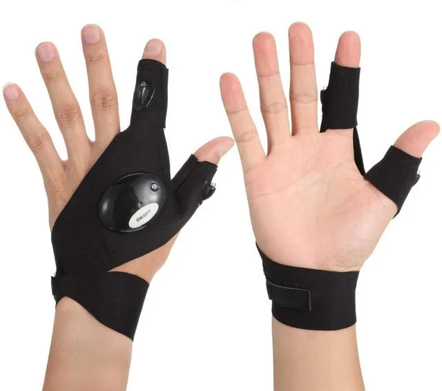 Hands-Free LED Flashlight Gloves (1 Pair) — Utility & Outdoor Gadgets, view 2